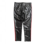 Trendy Nightclub Skinny Motorcycle PU Leather Casual Trousers