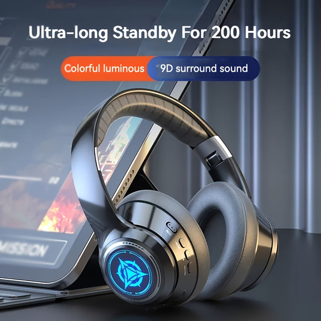 Ultra Long Standby Headphones 200 Hours Wireless Gaming Chip