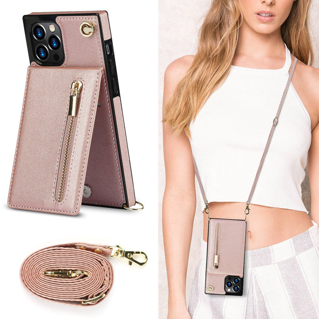 Zipper Phone Case Phone Case Crossbody Hover Image