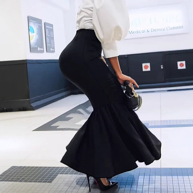 Sheath Long Fishtail Elegant Skirt Main Image