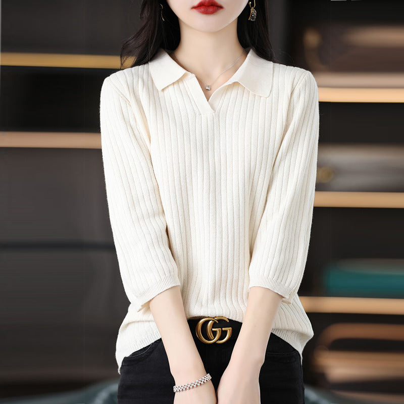 Women's Loose Slimming Inner Sweater