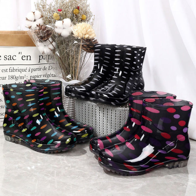 Four Seasons Fashion Rain Boots Women's Short Low-top Adult Waterproof Non-slip Water Main Image