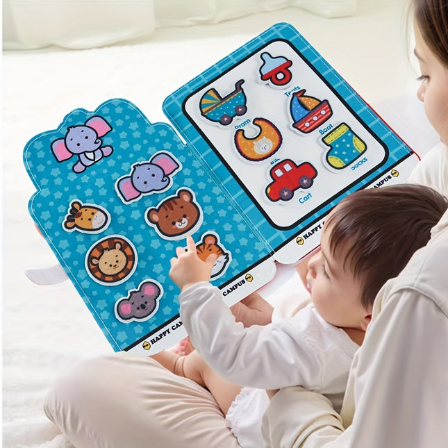 Reusable Sticker Book for Early Education and Learning