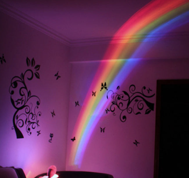 Novelty LED Romantic Sky Rainbow Colorful Projection Night Light Main Image