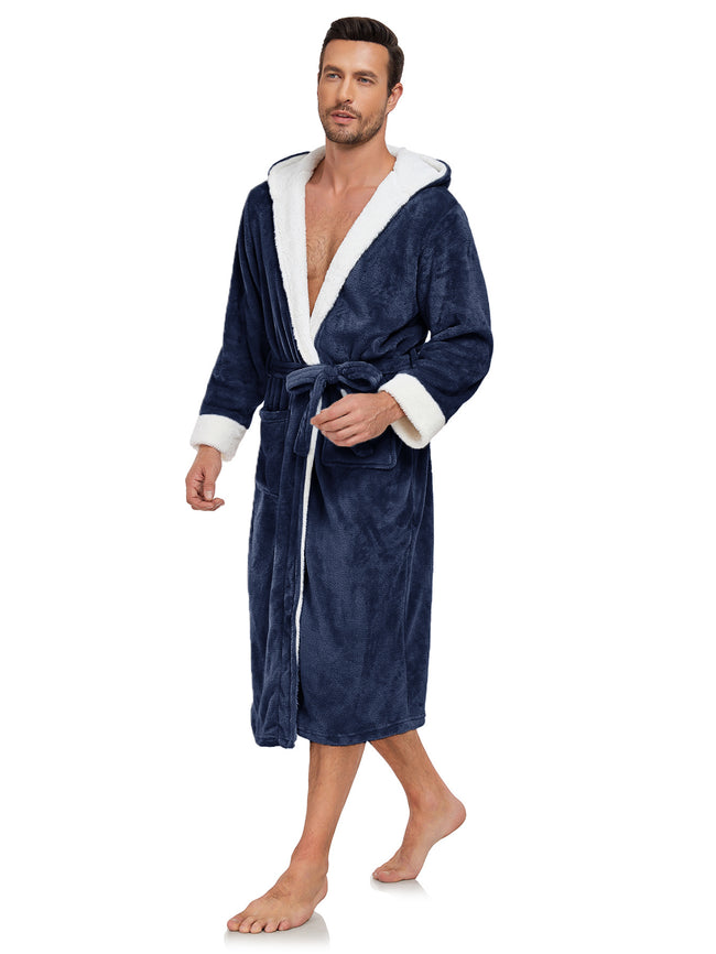 RONGTAI Ladies Long Fleece Bathrobe Main Image