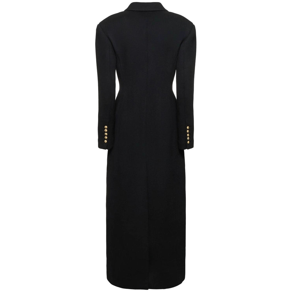 Elegant And Capable Slim-fit Single-row Two-button Women's Extended Coat