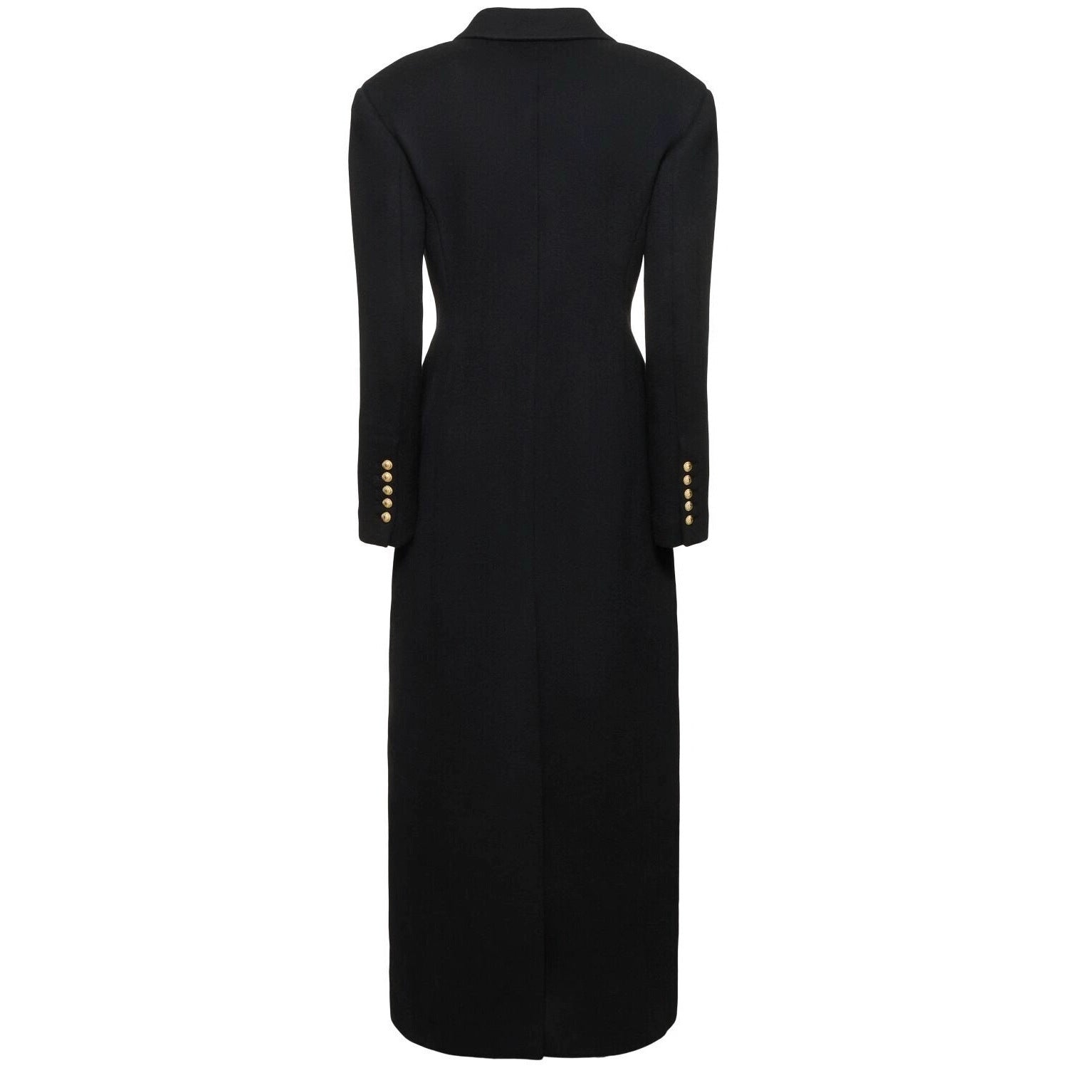 Elegant And Capable Slim-fit Single-row Two-button Women's Extended Coat