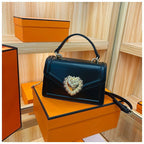 Fashion Portable Small Square Bag Flip Double Compartment