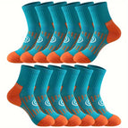 12 Pairs Light Blue / One-size