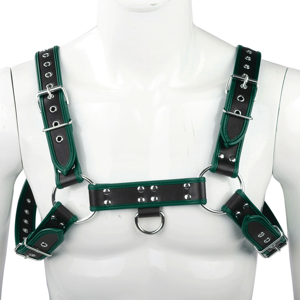 Strap Corset Toy Wear Leather Edge-wrapped Strap Binding