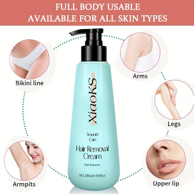 Rozino Rose Scented Hair Removal Cream Painless Depilation