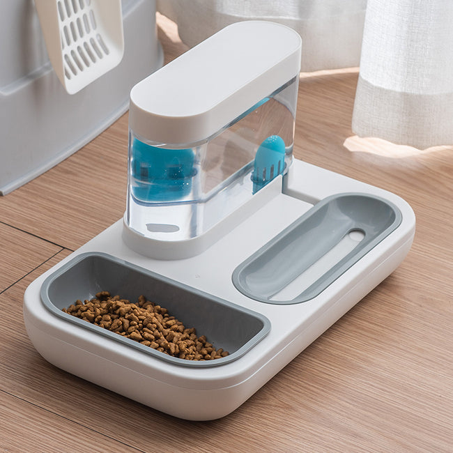 automatic pet cat feeder water dispenser Hover Image