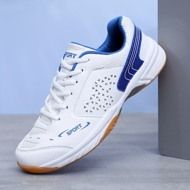 Unisex Indoor Tennis Shoes Low Top Non Slip EVA Sole