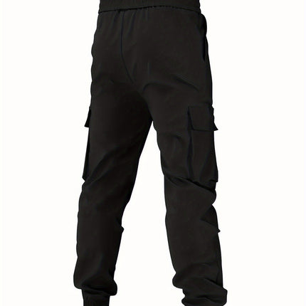 Mens Cargo Pants Dragon Pattern Print Tapered Style Casual