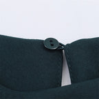 Women's Simple Stitching Midi Skirt Dress