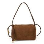 Leather Women's Vintage Suede Underarm Bag