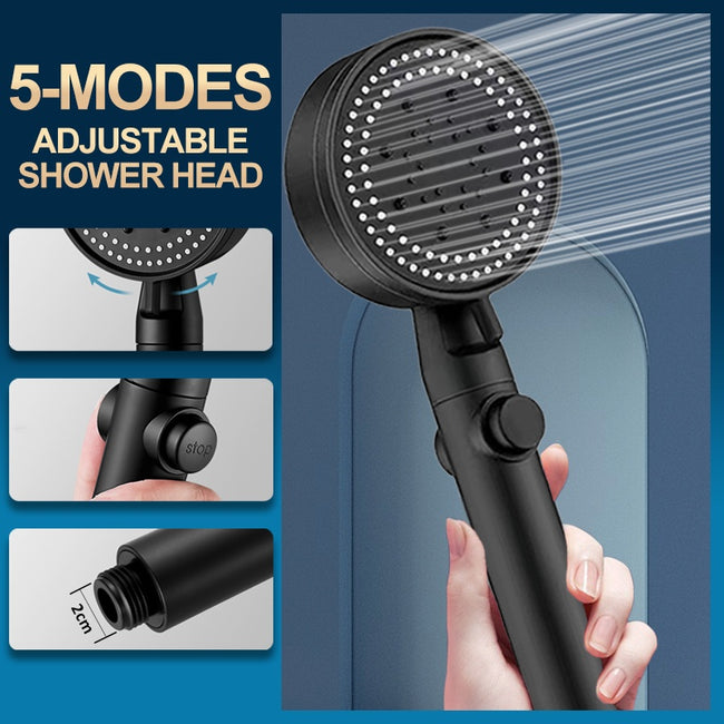 Shower Bath Shower Head Pressurized Large Water Output Hover Image