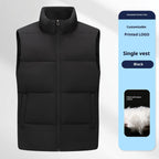 Soft Shell Waterproof Down Cotton Vest Work Clothes