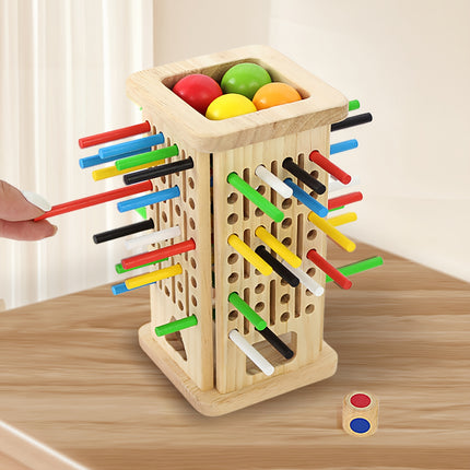 3 In 1 Wooden Stick Game For Family Fun And STEM Learning
