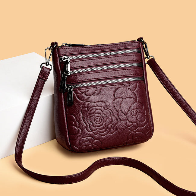 Middle-aged Lady Mother Casual Embossed Shoulder Bag Height Main Image