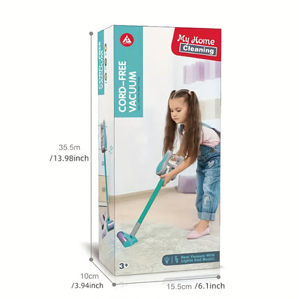 Kids Vacuum Cleaner Toy With Realistic Cleaning Sounds