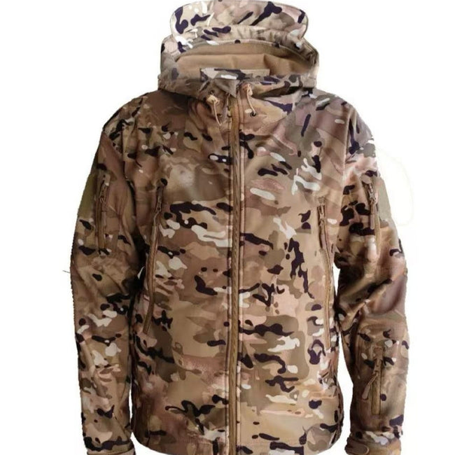 Men's Shell Jacket Trench Coat Hover Image