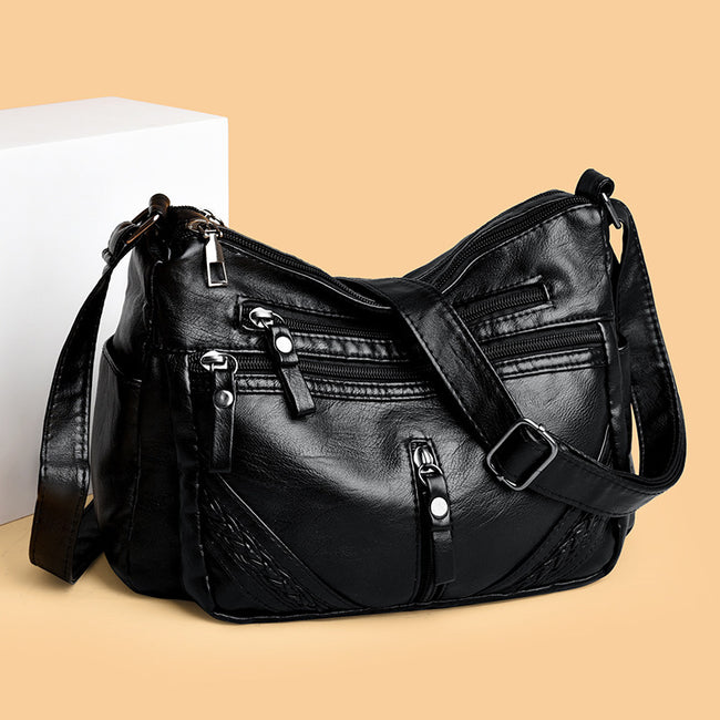 Retro Middle-aged And Elderly Mother Bag More Than Versatile Large Capacity Compartment Hover Image