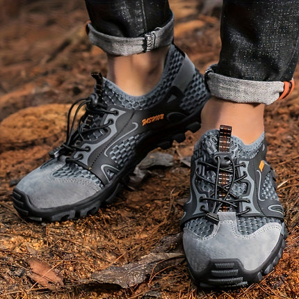 Breathable Slip On Hiking Shoes For Men Women All Season