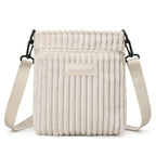 Women's Leisure Corduroy Shoulder Messenger Bag