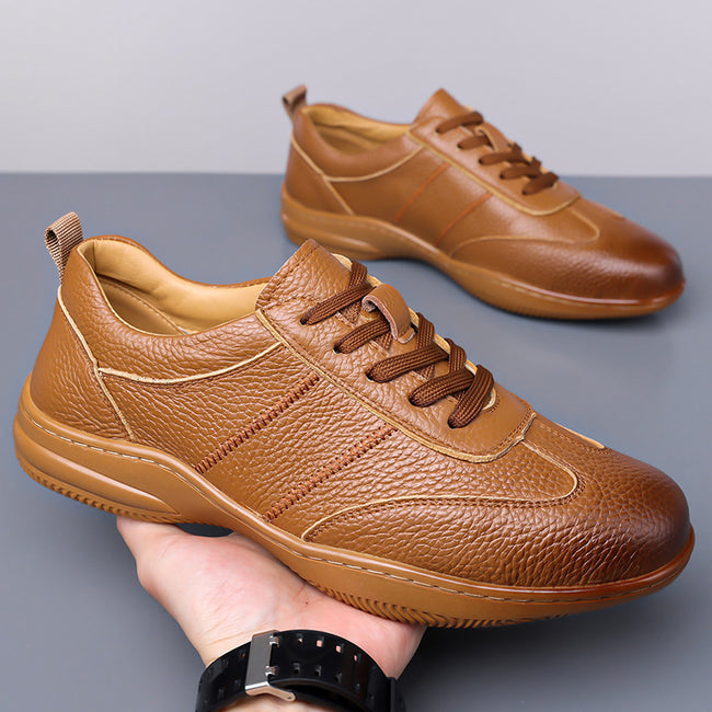 Casual Business Shoes Korean Style Punching Hollow Trendy Men's Shoes Hover Image