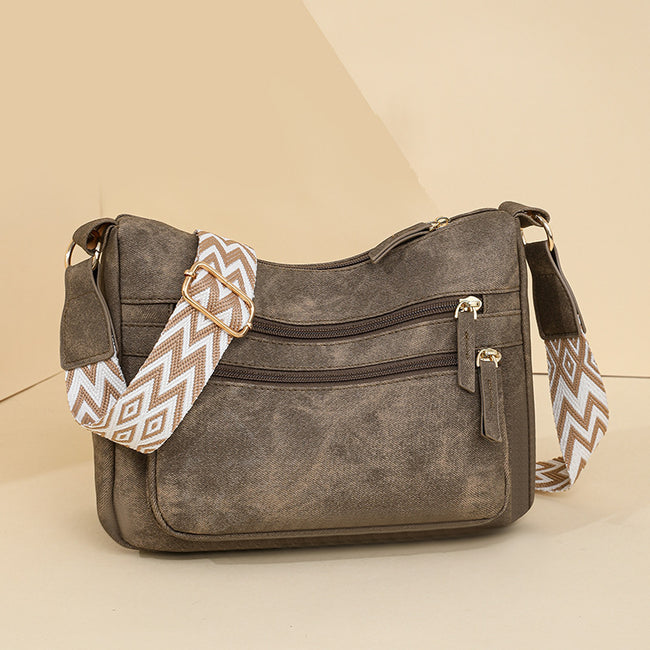 Large Capacity One Shoulder Crossbody New Women's Soft Leather Backpack Bag Hover Image