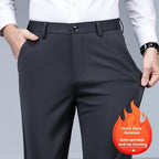 Men's Black Slim Straight Formal Pants Men's Pants