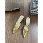 2025women's New Shoes For Spring Fashion Style Metal