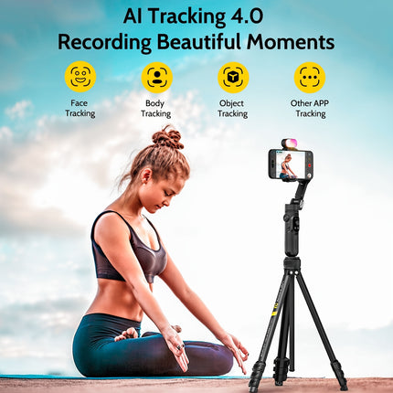 AOCHUAN 3 Axis Gimbal Stabilizer Kit With 50 Inch Tripod