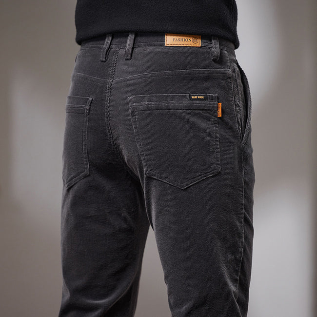 Slim Fit Straight Outerwear All-matching Warm Trousers Main Image