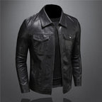 Men's Thin Jacket Leather Coat