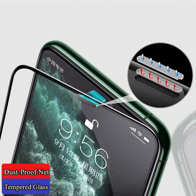 Privacy Tempered Film Dustproof Net Full-cover Screen Protector Hover Image