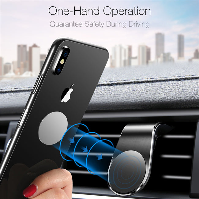 Car Magnet Magnetic Air Vent Mount Holder Magnetic Car Phone Holder Stand 360 Metal Car Air Vent Magnet Stand In Car GPS Mount Holder Main Image