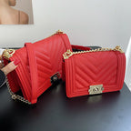 Shoulder Messenger Bag Diamond Chain Underarm Women's Bag