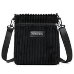 Women's Leisure Corduroy Shoulder Messenger Bag