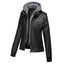 Large Size Women's Artificial Leather Women's Motorcycle Jacket American Style
