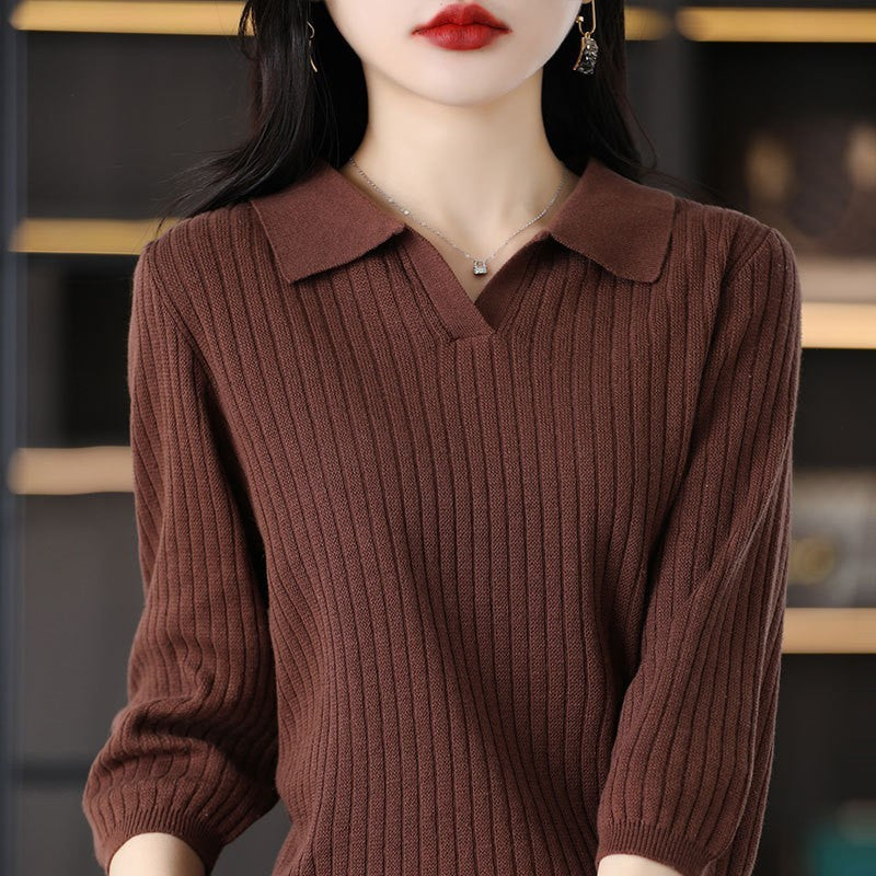 Women's Loose Slimming Inner Sweater