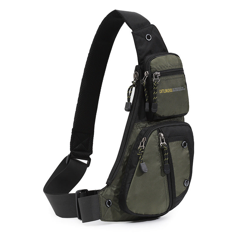 Men's Chest Outdoor Multi-functional Shoulder Messenger Bag