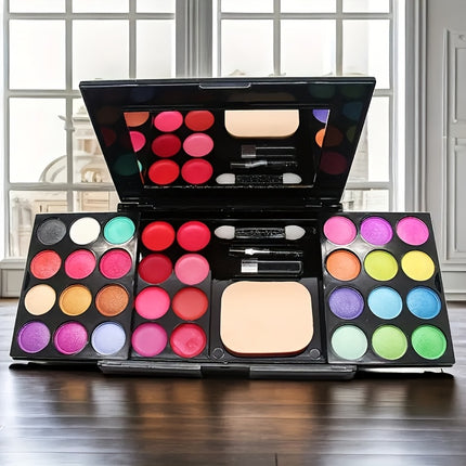 39 Color Makeup Box 24 Eyeshadows 8 Lip Glosses Waterproof