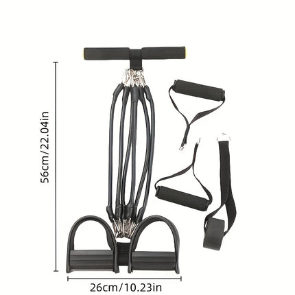 5Pcs Foot Puller Set With TPE Bands For Full Body Workout