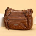 New Fashion Soft Leather Trendy Casual One-shoulder Crossbody