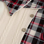 Women's Hooded Sunken Stripe Sweater Long Sleeve Leisure Pullover Dress