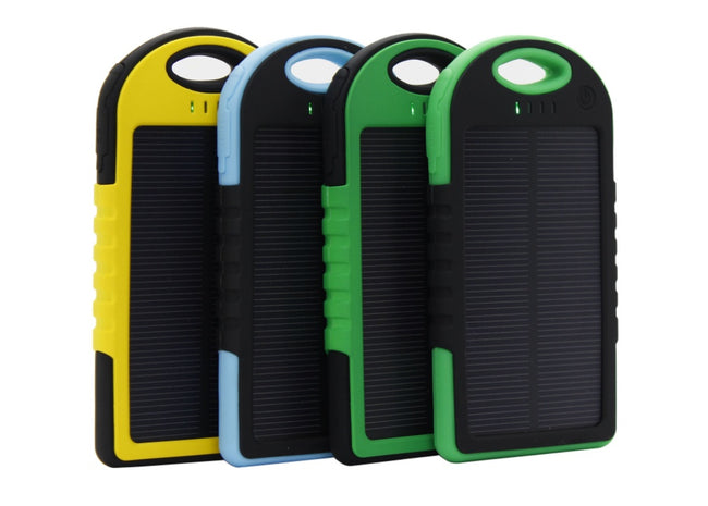 5000mA Portable solar power bank Hover Image