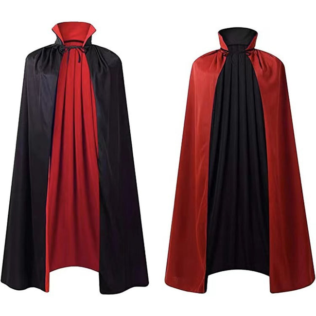 Halloween Cloak Costumes Wizard Cloak For Children Hooded Capes Mantle Black Party Decoration Main Image