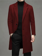 Men's Fashion Casual Slim-fit Woolen Coat